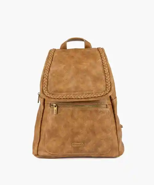 Lounge Mochila Trenzada Camel