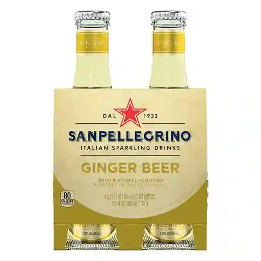 Ginger Beer Sanpellegrino Botella 200 Ml Pack 4 Unid