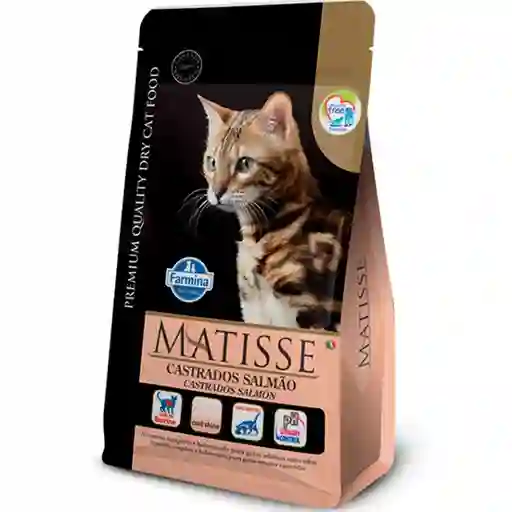 Matisse Alimento para Gatos Adultos Castrados Sabor a Salmón