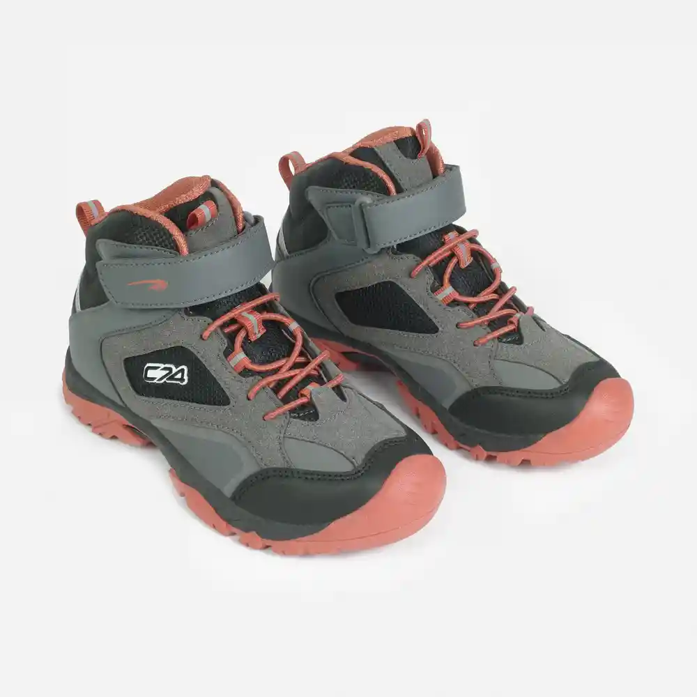 Botín Para Niño Gris Talla 29