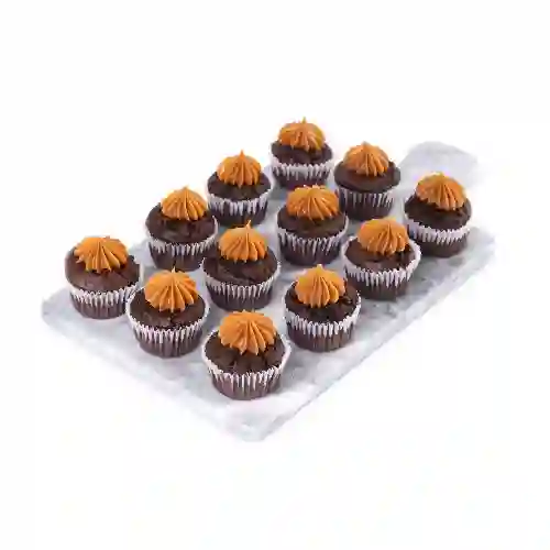 Mini Muffin de Chocolate-manjar