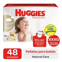 Huggies Pañal Natural Care XXXG