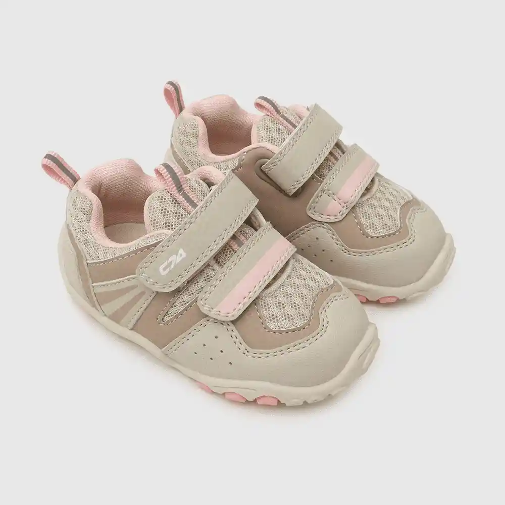 Zapatillas Outdoor De Niña Beige Talla 18
