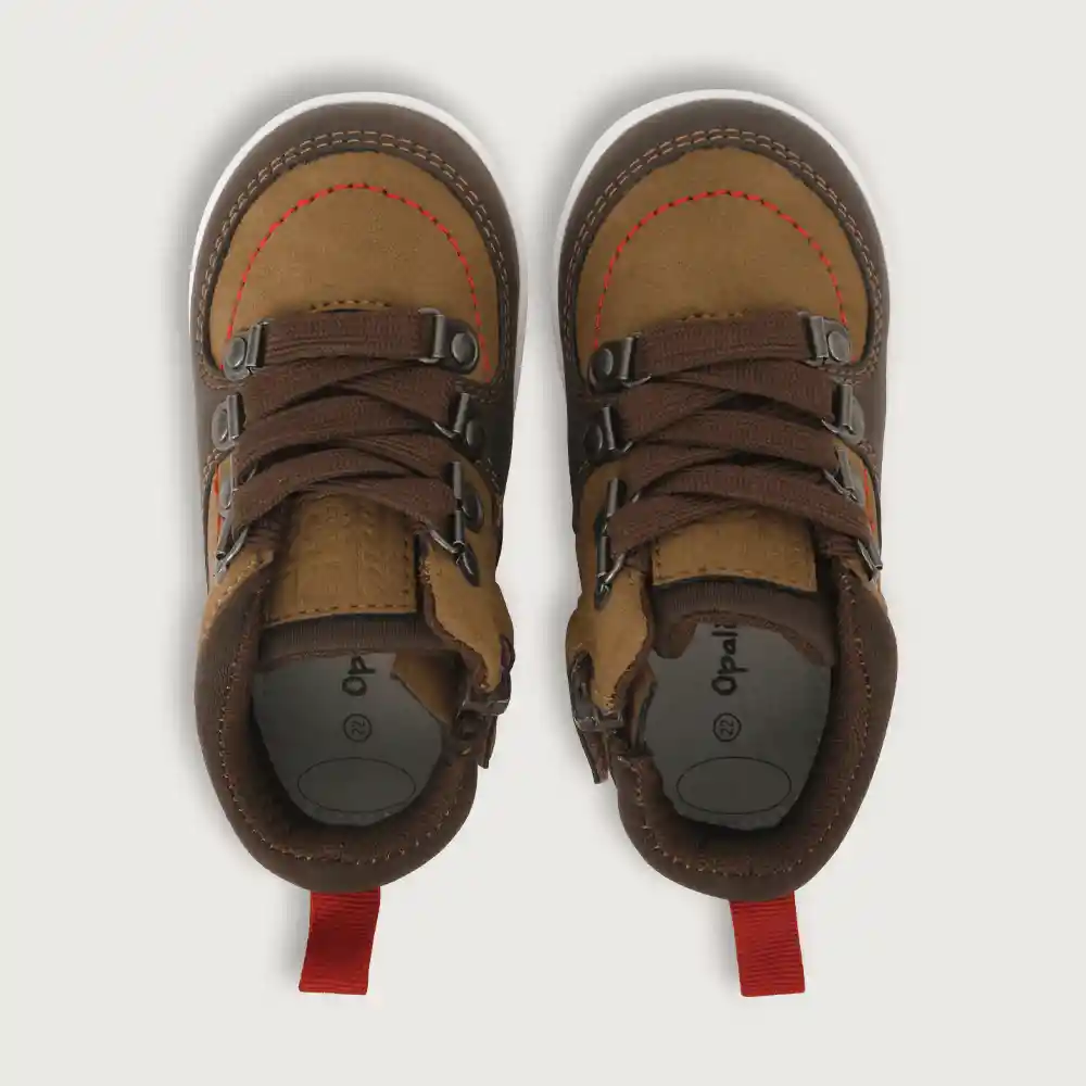 Botines Urbano De Niño Café Talla 24