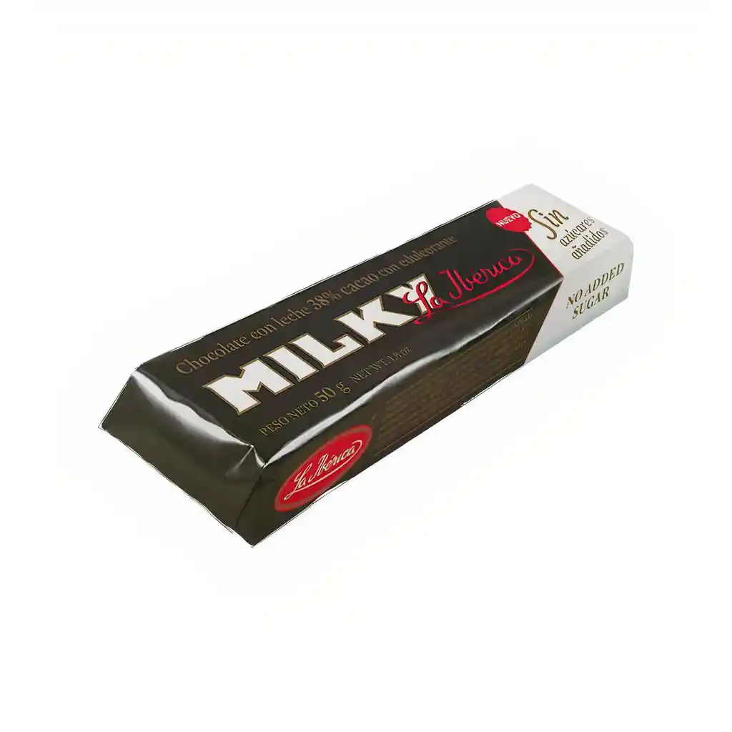 La Ibérica Chocolate con Leche sin Azúcar