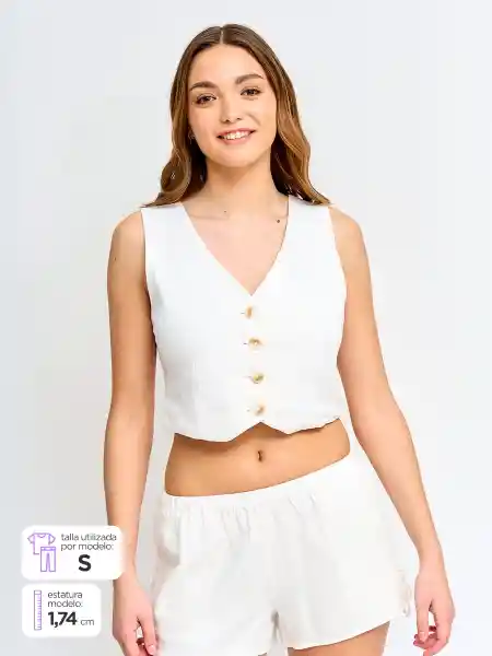 Index Casaco Corto Egillete Cor Blanco S S25