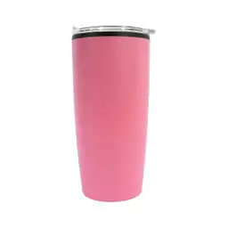 Miniso Vaso de Acero Inoxidable Para Coche Rosa 500 mL