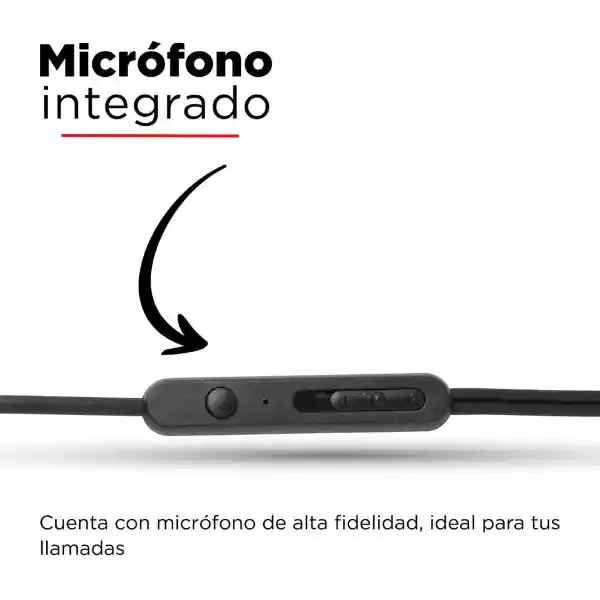 Miniso Audífonos de Cable Clásico Negro