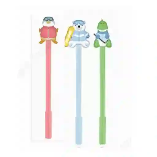 Pluma Mini Family Skiing Series Jeremy Pen Pen y Minisau Miniso