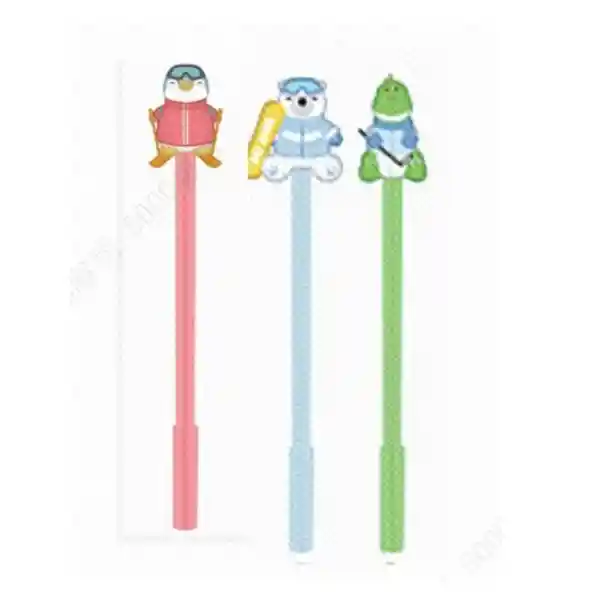 Pluma Mini Family Skiing Series Jeremy Pen Pen y Minisau Miniso