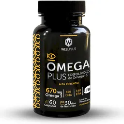 Wellplus Suplemento Alimenticio Omega 3