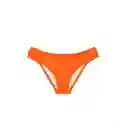 Bikini Calzón Con Drapeado Naranja Talla XL Samia