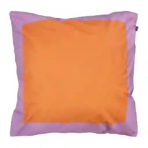 Cojín Con Diseño Naranja 50 x 50 cm Casaideas