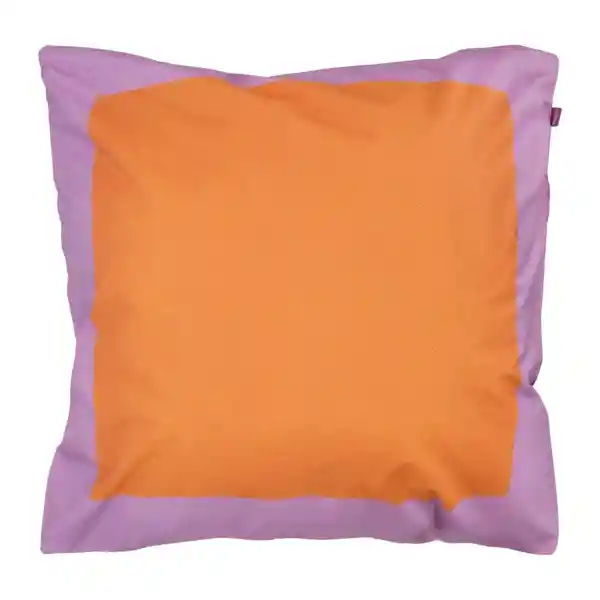Cojín Con Diseño Naranja 50 x 50 cm Casaideas