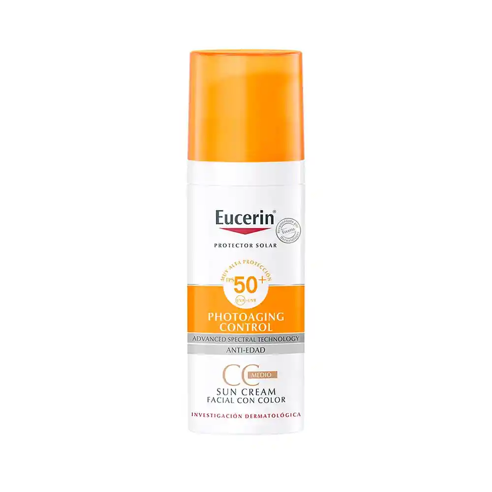 Eucerin Sun Crema Color Spf50