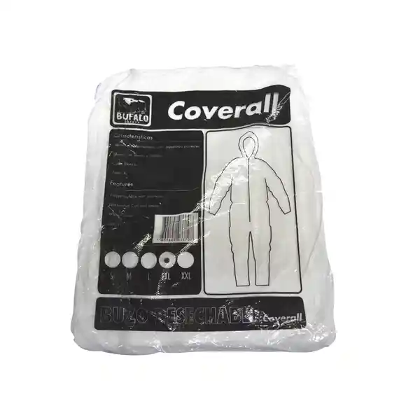 Lioi Buzo Coverall Blanco Talla XXL