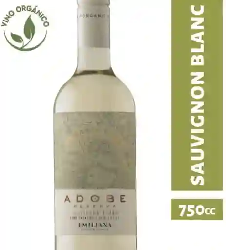 Adobe Vino Blanco Orgánico Sauvignon Blanc Reserva
