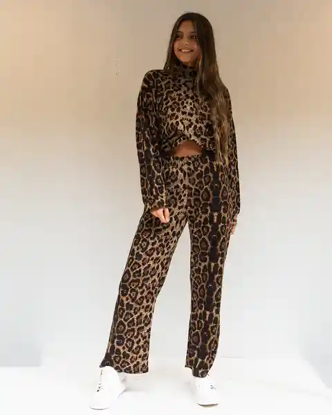 Pars Pantalón Lola Print Café Talla L