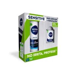 Nivea Men Kit Sensitive Gel Afeitar + After Shave