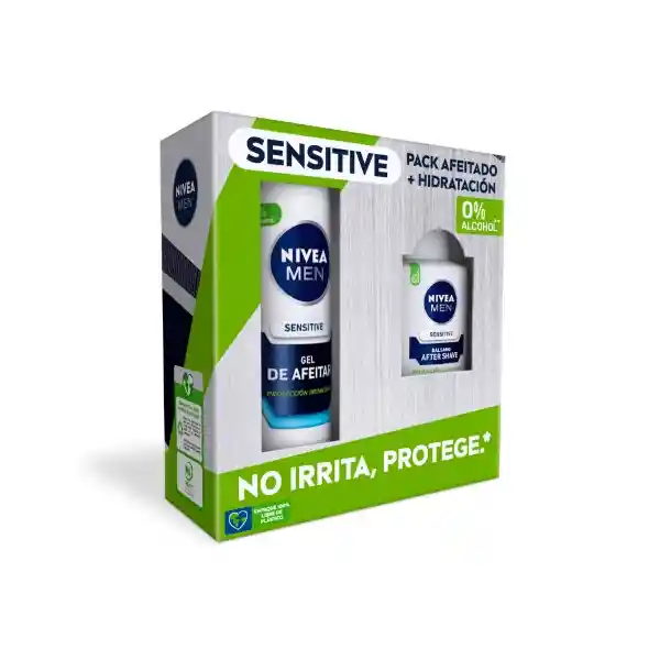 Nivea Men Kit Sensitive Gel Afeitar + After Shave