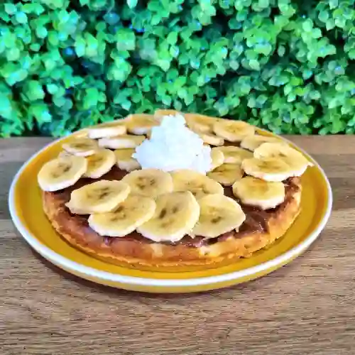 Waffle Nutella Plátano