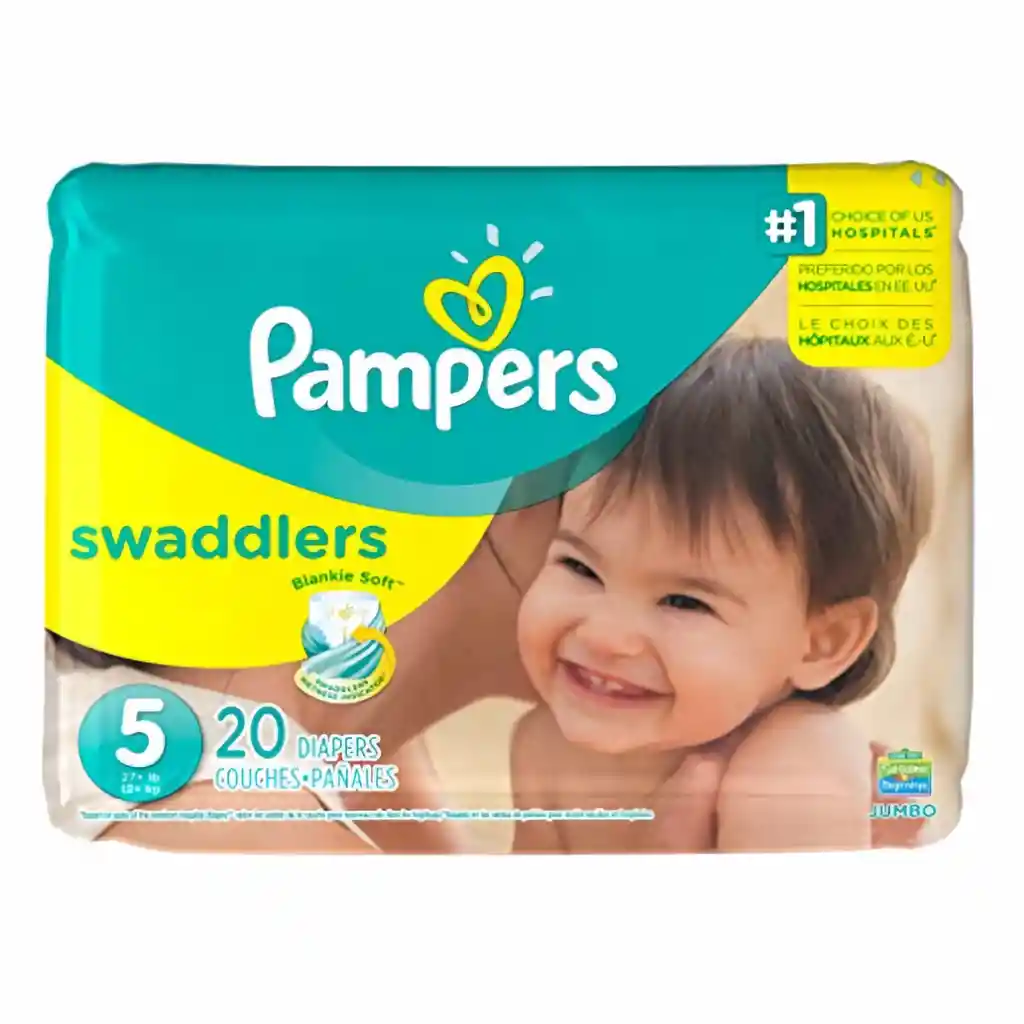 Pampers Pañal Infantil Swaddlers Talla Xg 