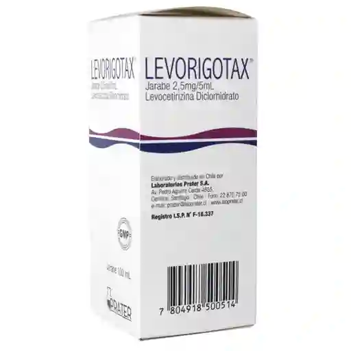 Levorigotax Jarabe (2.5 mg/5 mL)