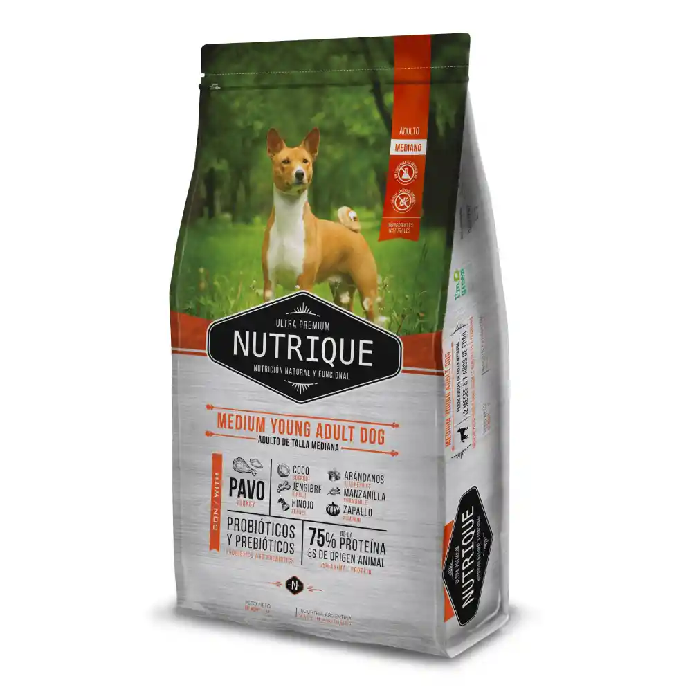 Nutrique Alimento Para Perro Medium Young Adult Dog 3 Kg