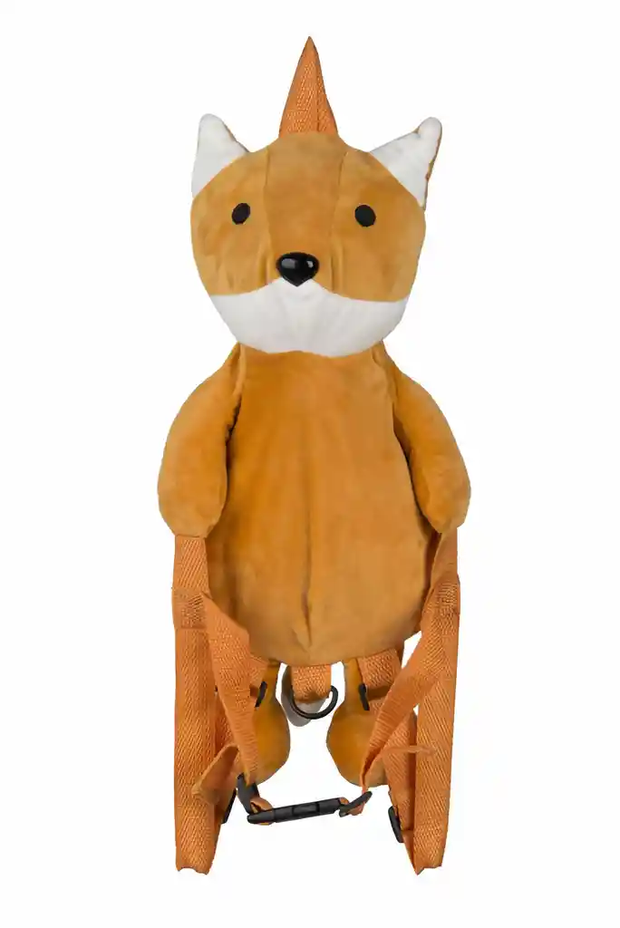 Bambino Mochila de Paseo en Forma de Zorro Color Naranja