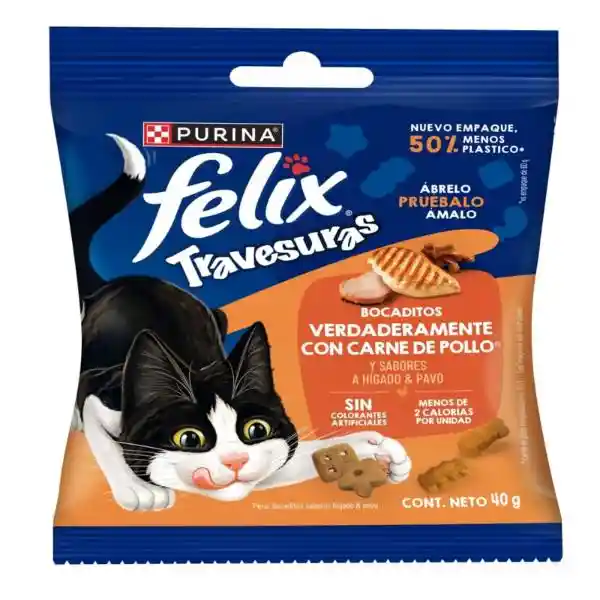 Purina Bocadito Pollo Travesuras Felix