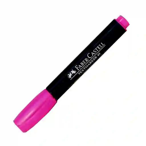 Faber Castell Destacador Escritorio Punta Biselada Rosado