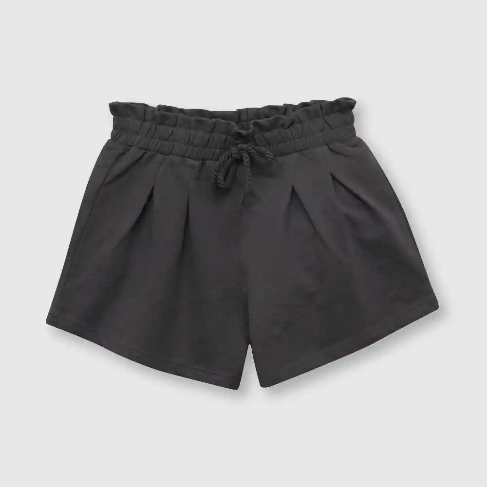 Short Niña Gris Talla 6a