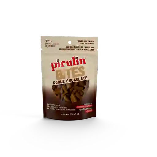 Pirulin Bites Barquillos Rellenos Doble Chocolate 200 g