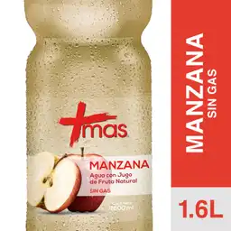 Más Agua con Jugo de Manzana sin Gas Fruta Natural