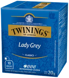 Twining Té Negro Lady Grey Mixto 10 Und