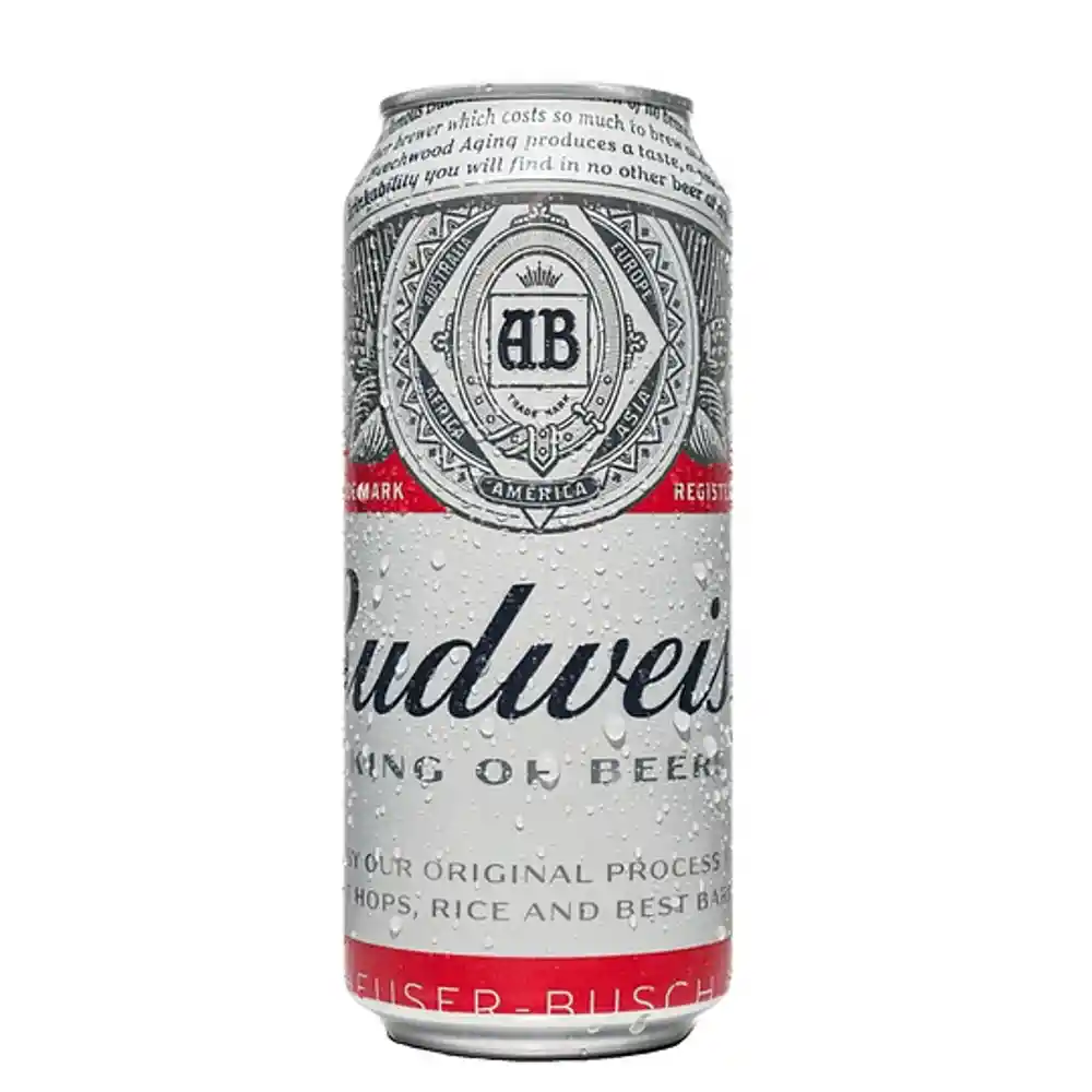 Budweiser Cerveza 473 Ml Lata - Budweiser -
