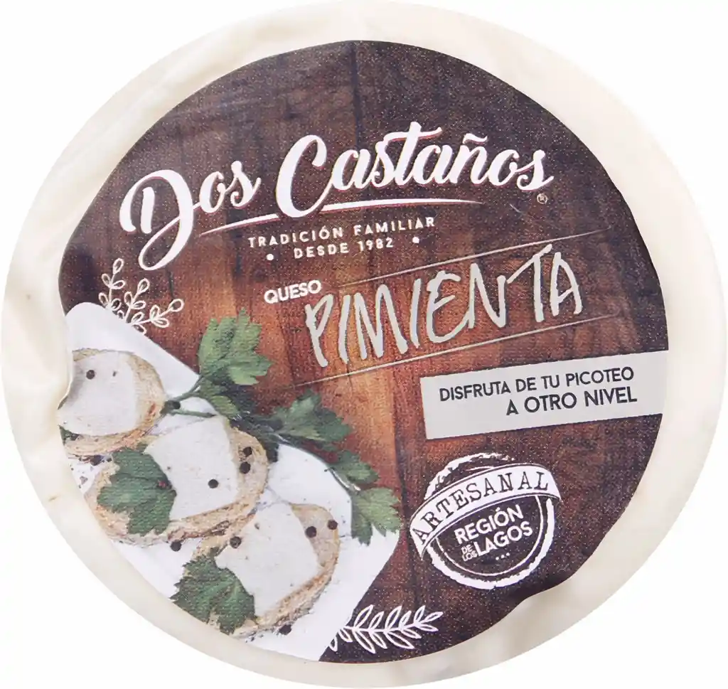 Dos Castaños Queso Pimienta Artesanal