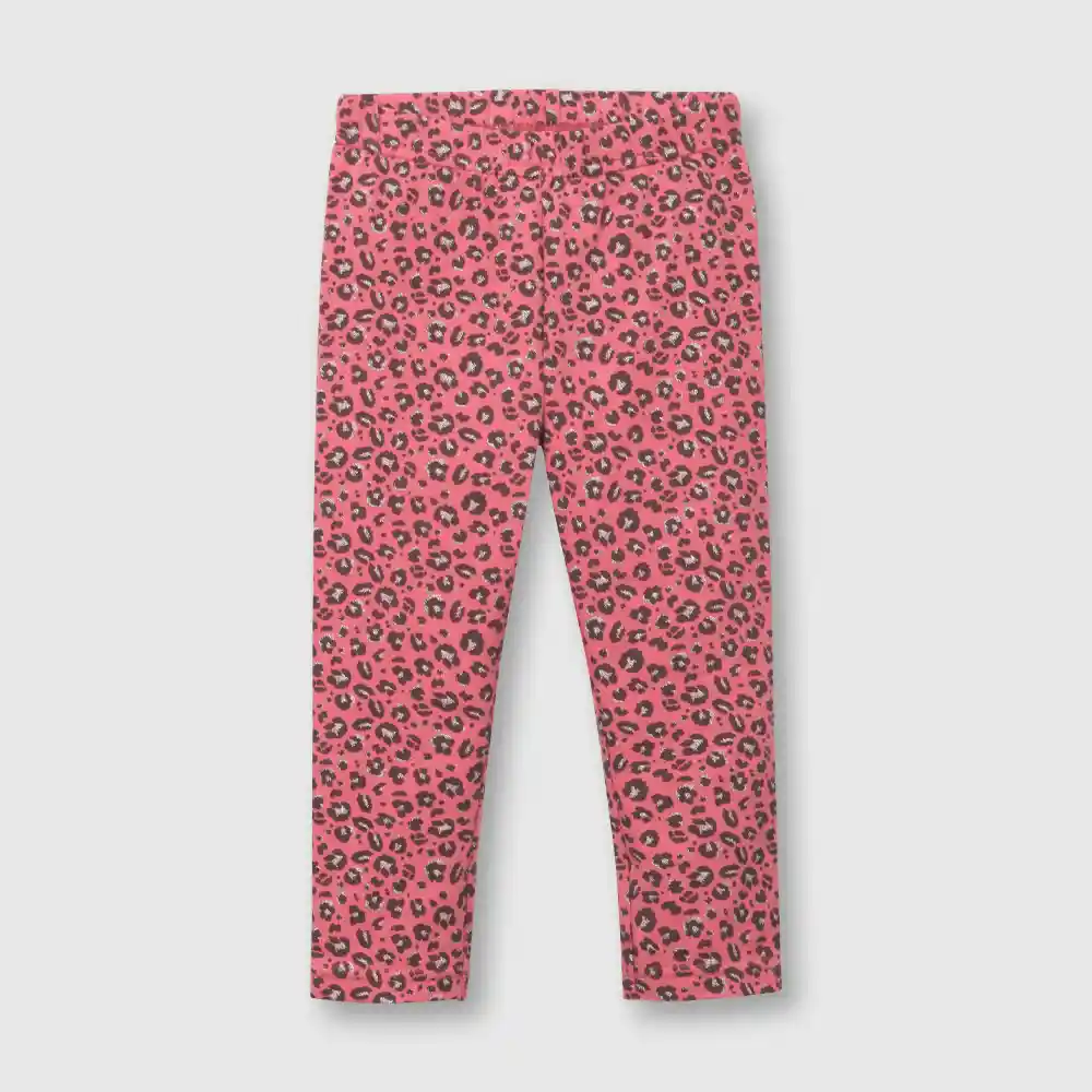 Pantalón Manchitas Para Bebé Rosado Talla 12/18 Meses