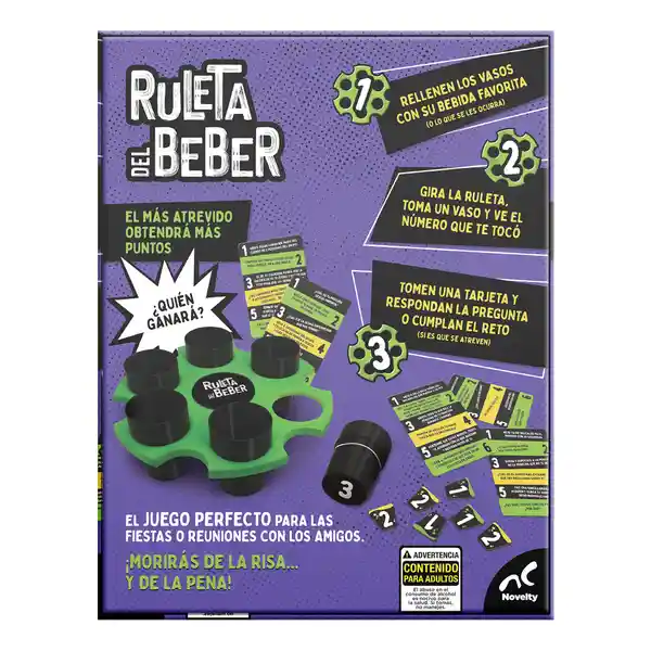Ruleta Del Beber Juego de Mesa