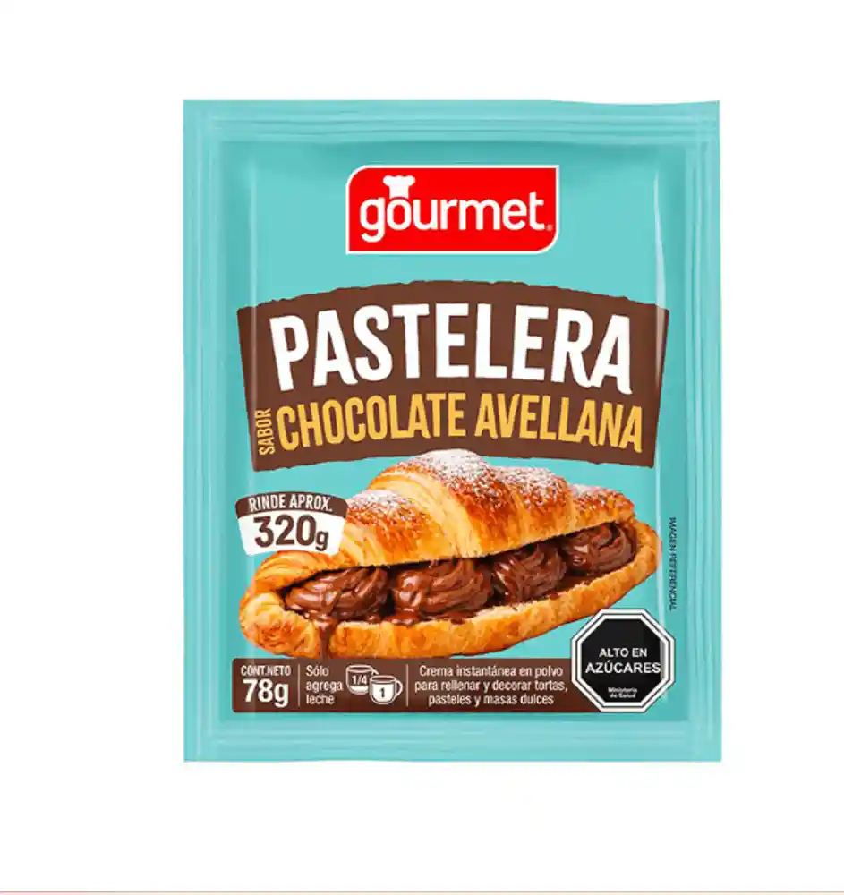 Gourmet Crema Pastelera Sabor Chocolate Avellana