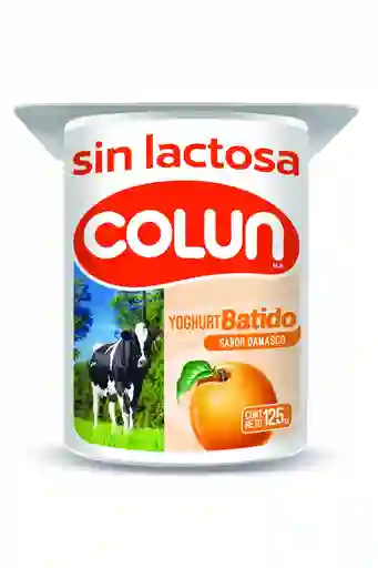 Colun Yoghurt Batido sin Lactosa Sabor Damasco