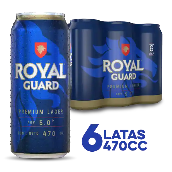 Royal Guard Cerveza Tipo Lager 6 x 1 Und