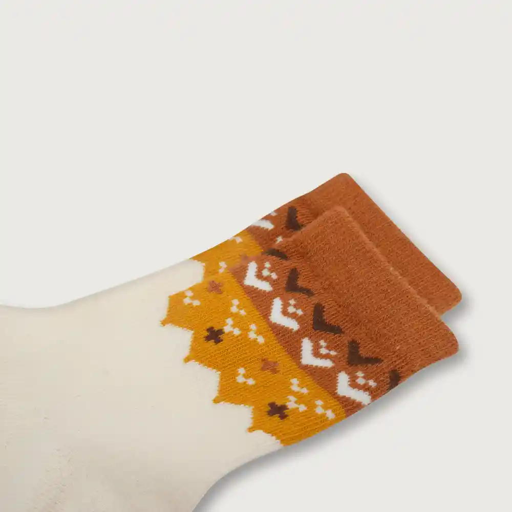 Pack Calcetines Montaña De Niño Terracota Talla 17/19