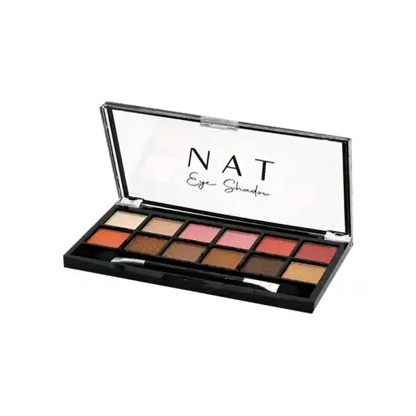 Nat Paleta de Sombra 12 Tonos