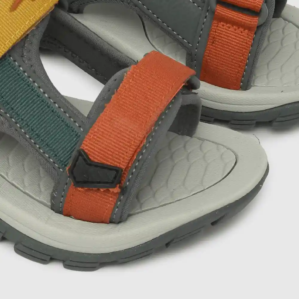 Sandalias Deportiva De Niño Gris Talla 34