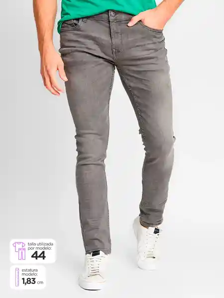 Barbados Jean Rai Skinny Noos Gris 46