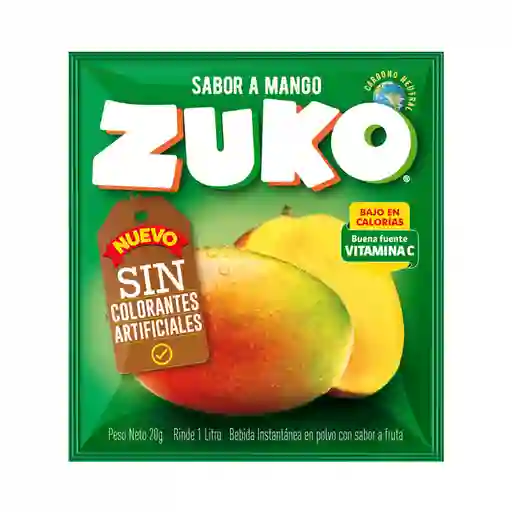 Zuko Bebida Instantánea en Polvo Sabor a Mango
