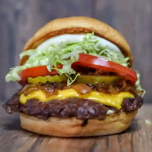 Clásica + papas + salsa