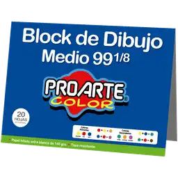 Proarte Block Medio Nâº99 1/8 20Hjs 140Gr