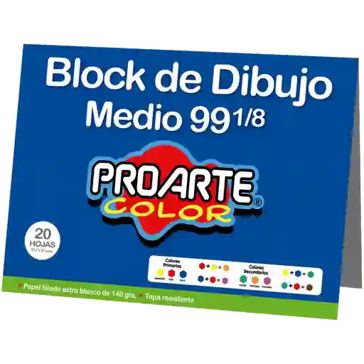 Proarte Block Medio Nâº99 1/8 20Hjs 140Gr